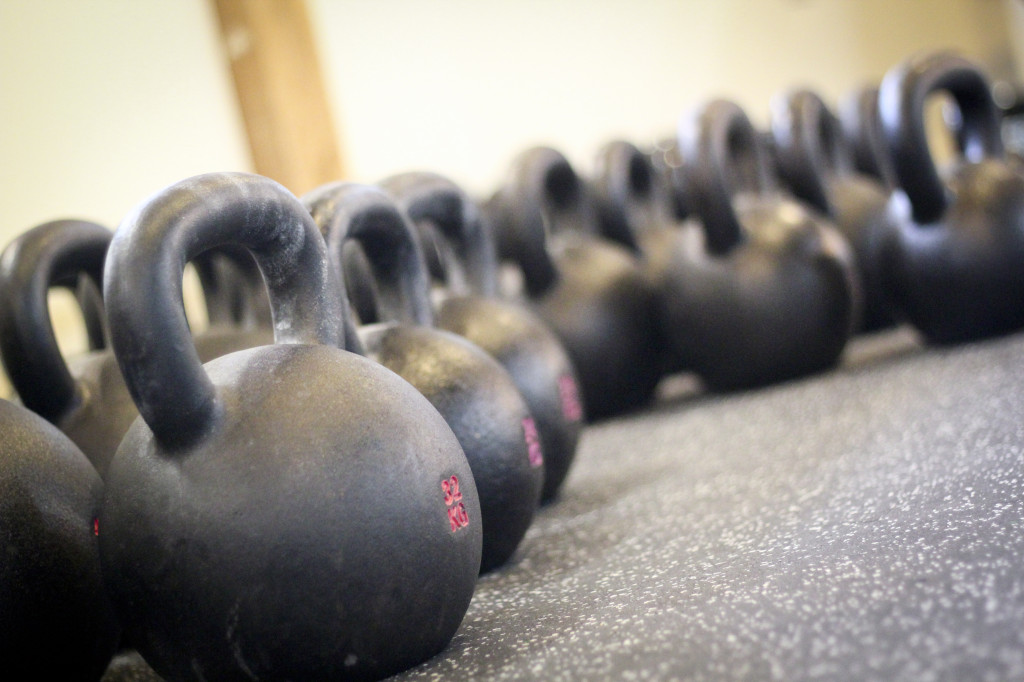 kettlebells